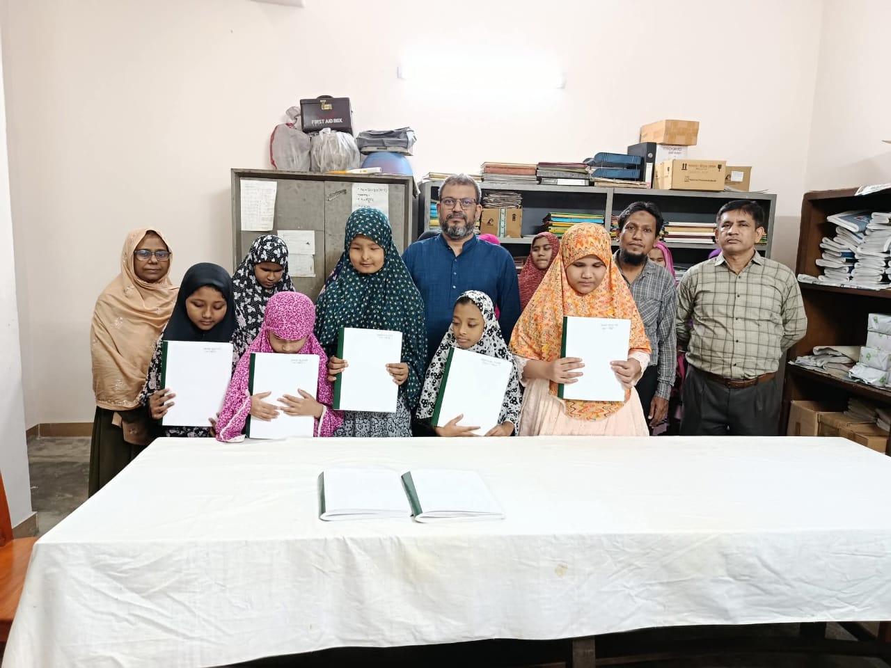 Distribution of Free Braille Textbooks at ABC Girls’ Hostel 