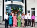 The President of ABC (2021 & 2022) at the main gate of the newly constructed ABC Eye Hospital, Salna, Gazipur